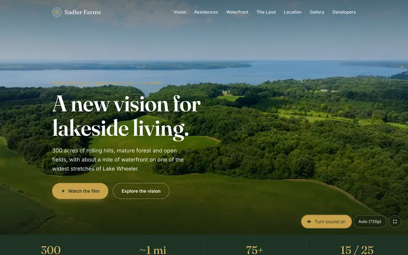 Sadler Farms website home page